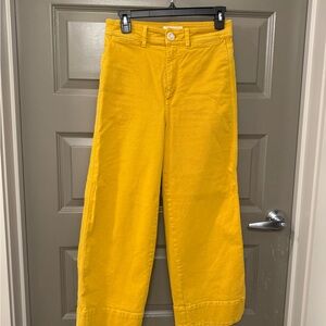 LOFT Mustard Yellow Trousers
